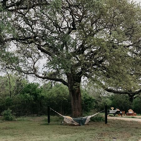The Maverick: A-Frame W/ Hammock And Tree Top View New Braunfels Exterior photo