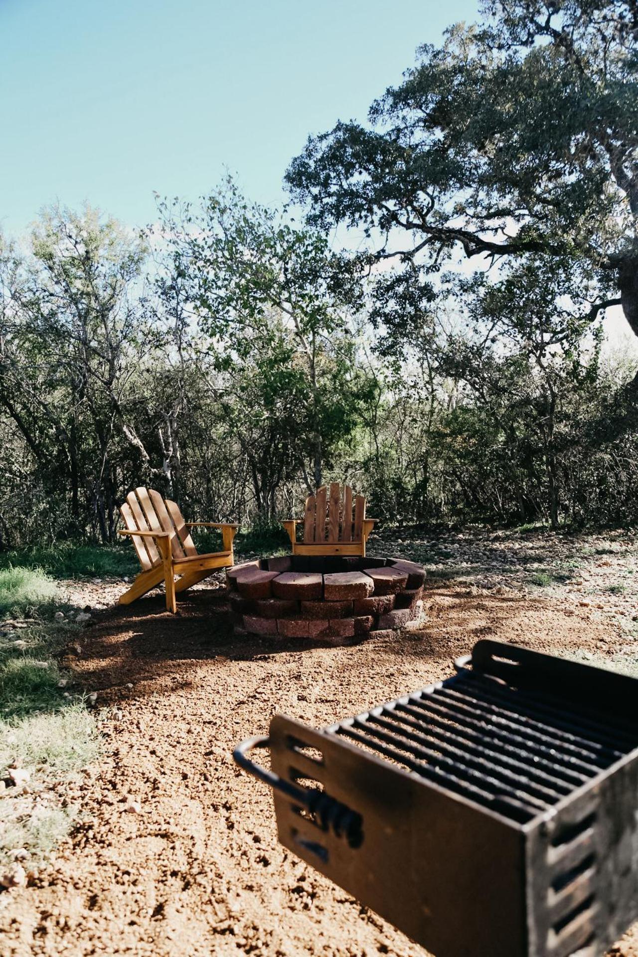 The Maverick: A-Frame W/ Hammock And Tree Top View New Braunfels Exterior photo